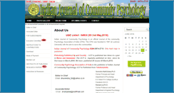 Desktop Screenshot of ijcpind.com